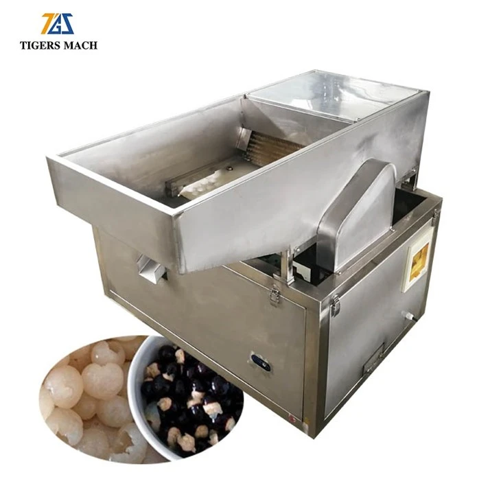 Save labor litchi pit stone removing machine automatic litchi process equipemnt (2)